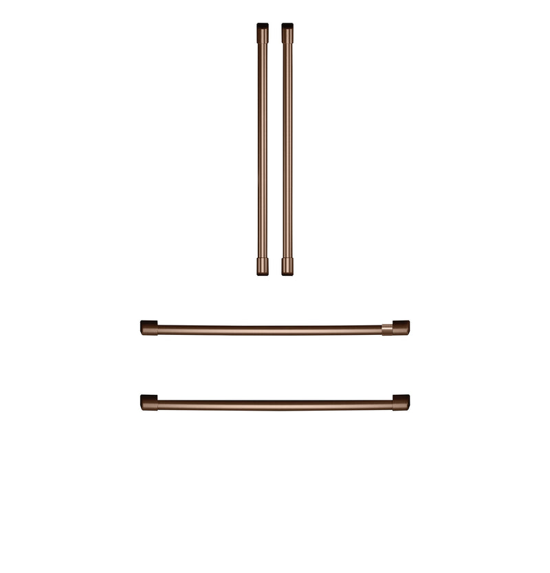 Café Brushed Copper Refrigerator Handle Kit - CXQB4H4PNCU