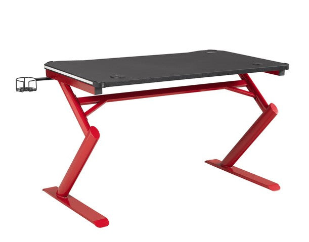 Alro Gaming Desk - Black/Red