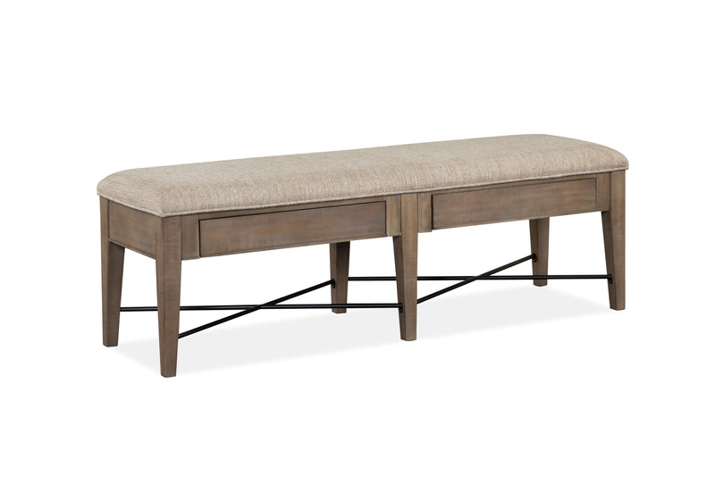 Palmstone Bench With Storage - Grayish Brown