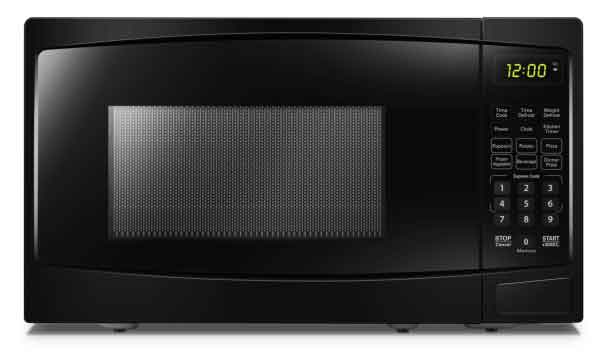 Danby Black Countertop Microwave (1.1 Cu.Ft.) - DBMW1120BBB