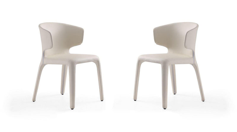 Kediri Dining Chair - Cream - Set of 2