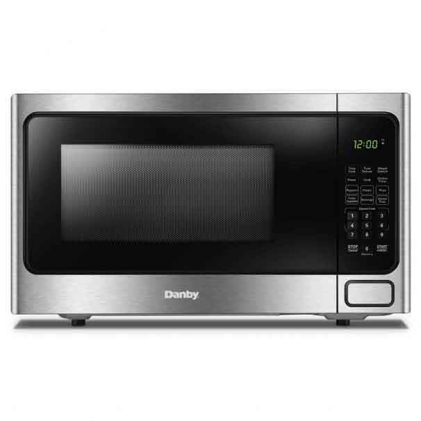 Danby Black And Stainless Countertop Microwave (1.1 Cu.Ft.) - DDMW1125BBS