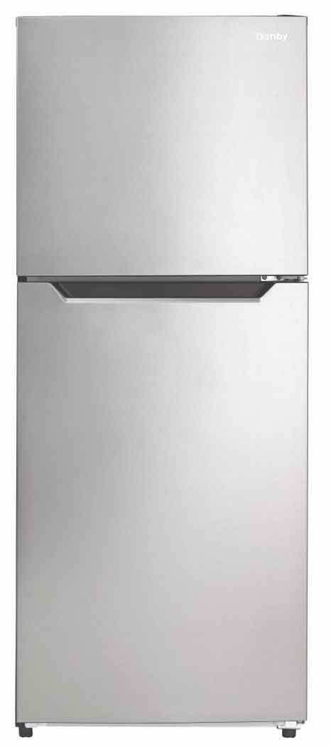 Danby Apartment Size Top Freezer Refrigerator In Stainless