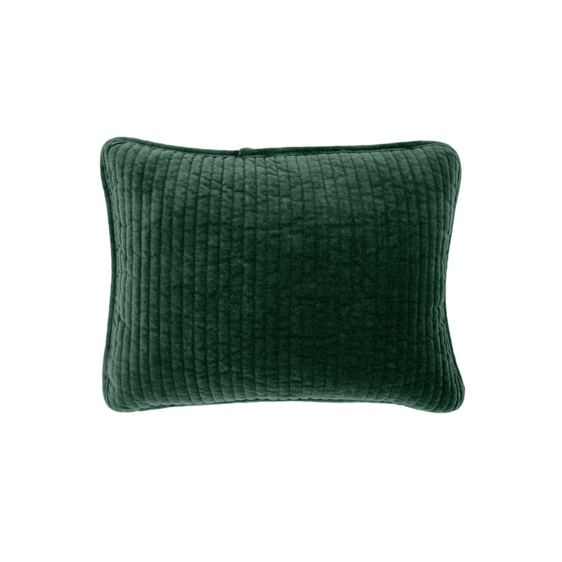 Camden 12 x 16 Velvet Pillow - Emerald
