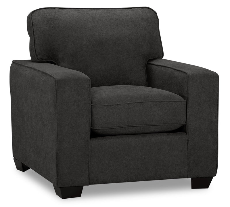Bayham Chenille Chair - Grey