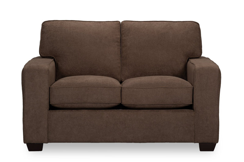 Bayham Chenille Loveseat - Mocha