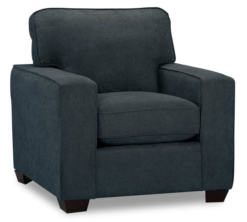 Bayham Chenille Chair - Navy