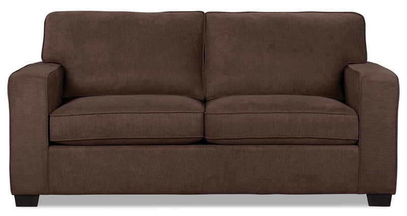 Bayham Chenille Twin-Size Sofa Bed - Mocha