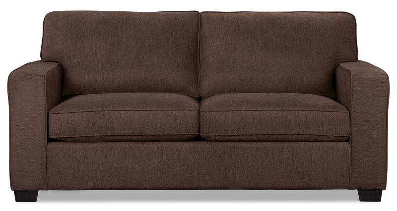 Bayham Chenille Twin-Size Sofa Bed - Mocha