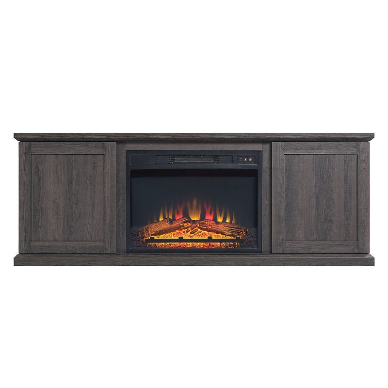 Fernbank 60" Fireplace TV Stand - Brown