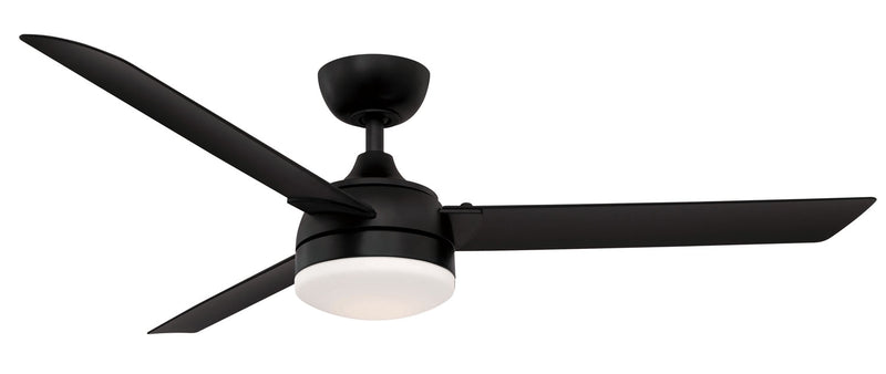 Finborough 56" Ceiling Fan with LED Light Kit - Black