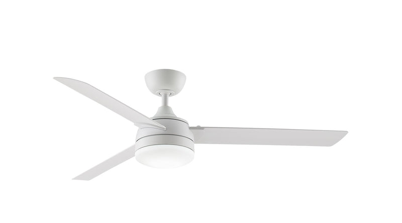 Finborough 56" Ceiling Fan with LED Light Kit - Matte White