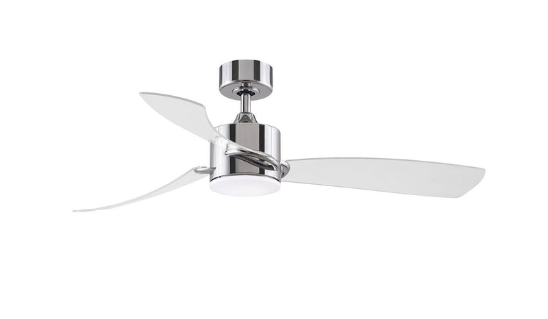 Espin 52" Ceiling Fan with LED Light Kit - Chrome