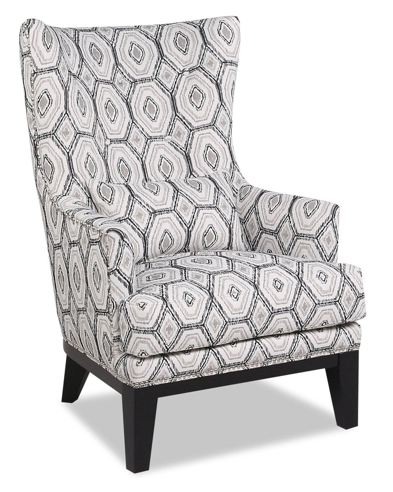 Easton Fabric Accent Chair - Onyx