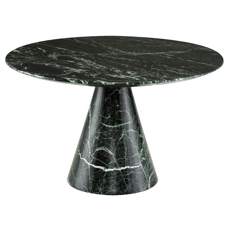 Claudio 30" Marble Coffee Table - Black/Green