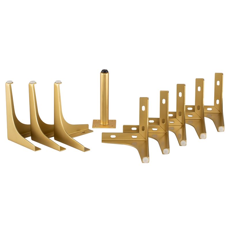 Anders Gold Sectional Legs - Set of 9