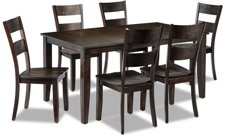 Rotherham 7-Piece Dinette Set - Espresso