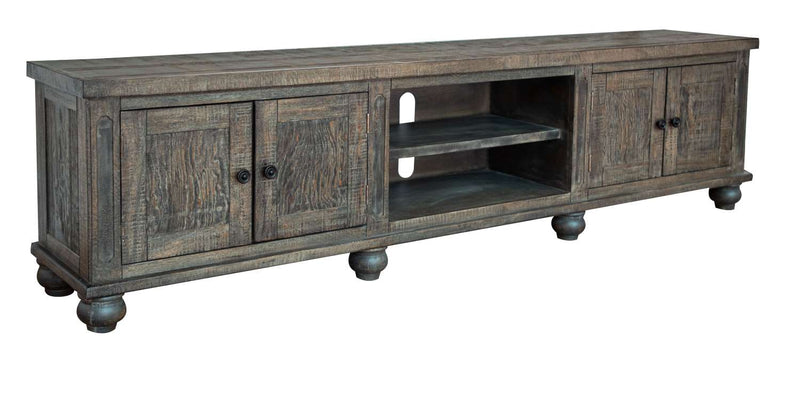 William 93" TV Stand - Dark Brown