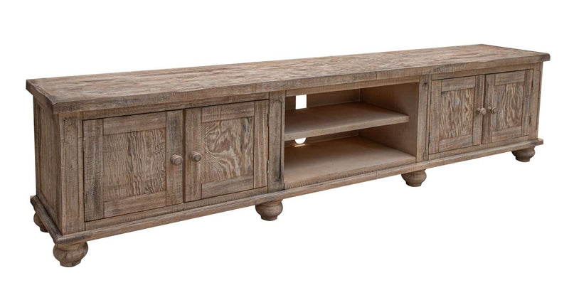William 93" TV Stand - Drift Sand