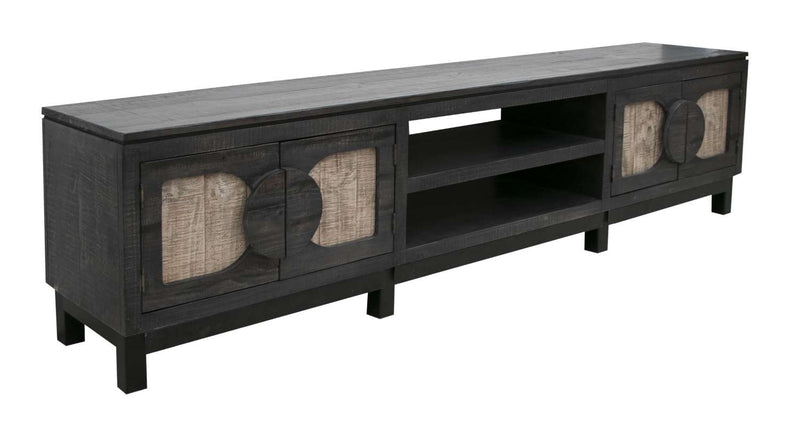 Lothian 93" TV Stand - Black