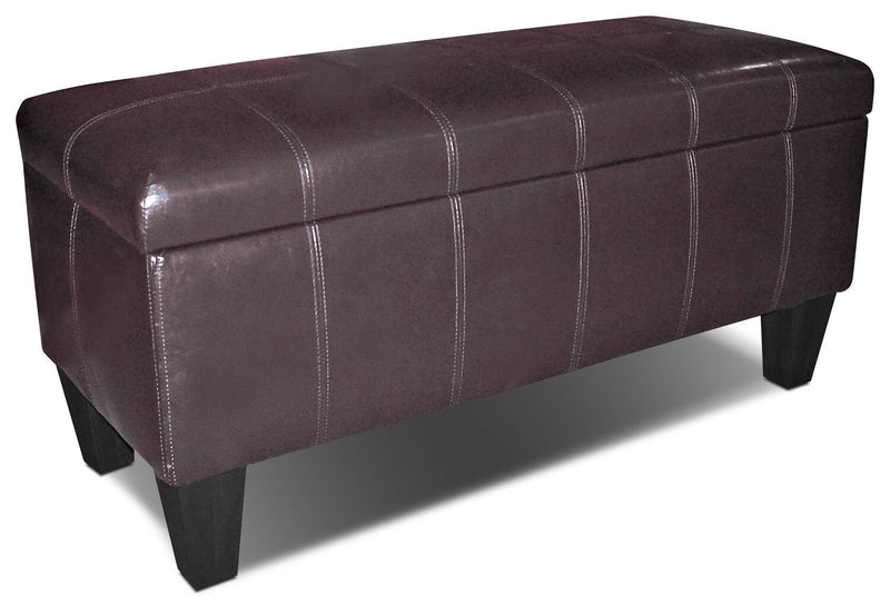 Consuelo Storage Ottoman - Brown