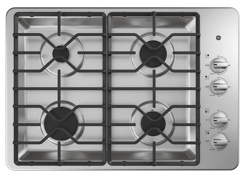 GE 30" Built-In Gas Cooktop - JGP3030SLSS