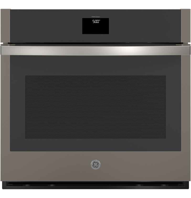 GE 30" Smart Built-In Convection Single Wall Oven - JTS5000ENES - Electric Wall Oven in Slate