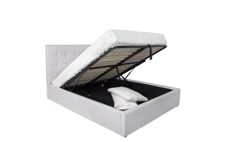 Ayothaya Storage Platform Full Bed - Horizon Grey
