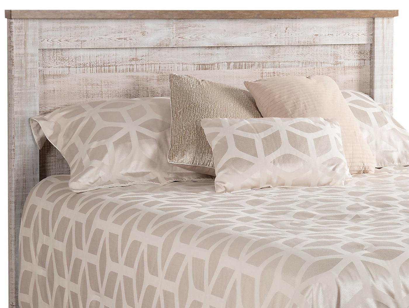 Whitewashed on sale queen headboard