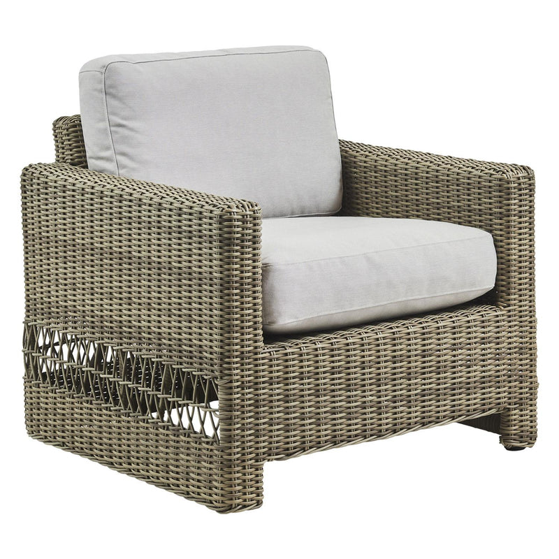 Riberalta Outdoor Accent Chair - Light Brown/Grey