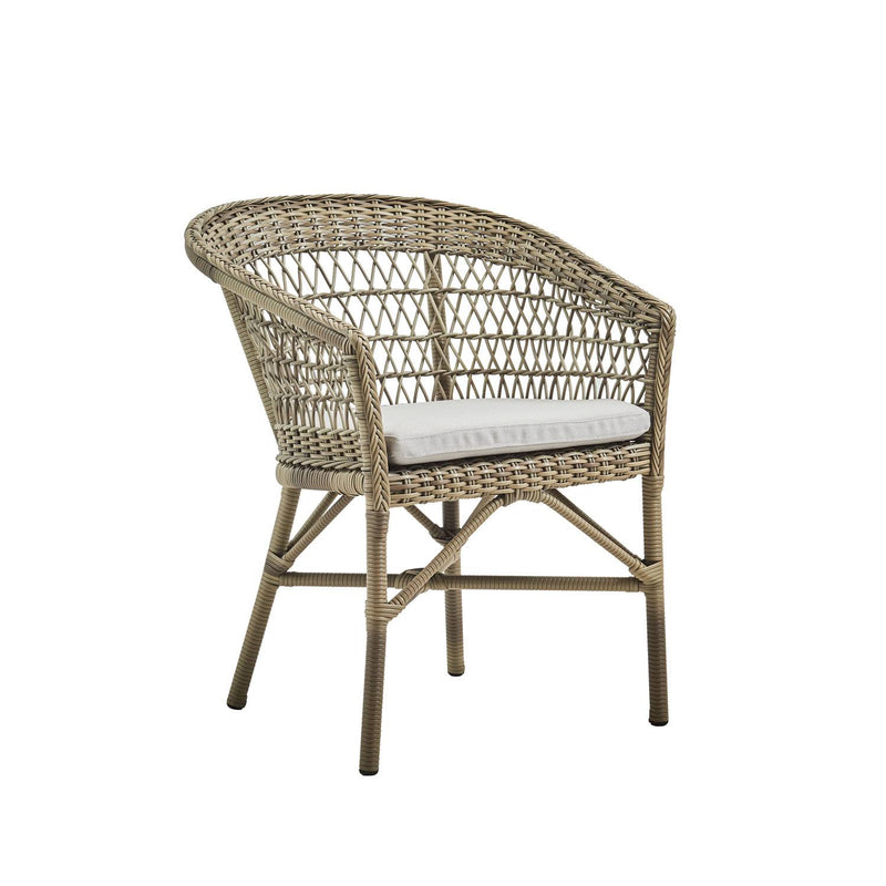Boana Outdoor Arm Chair - Light Brown/Grey