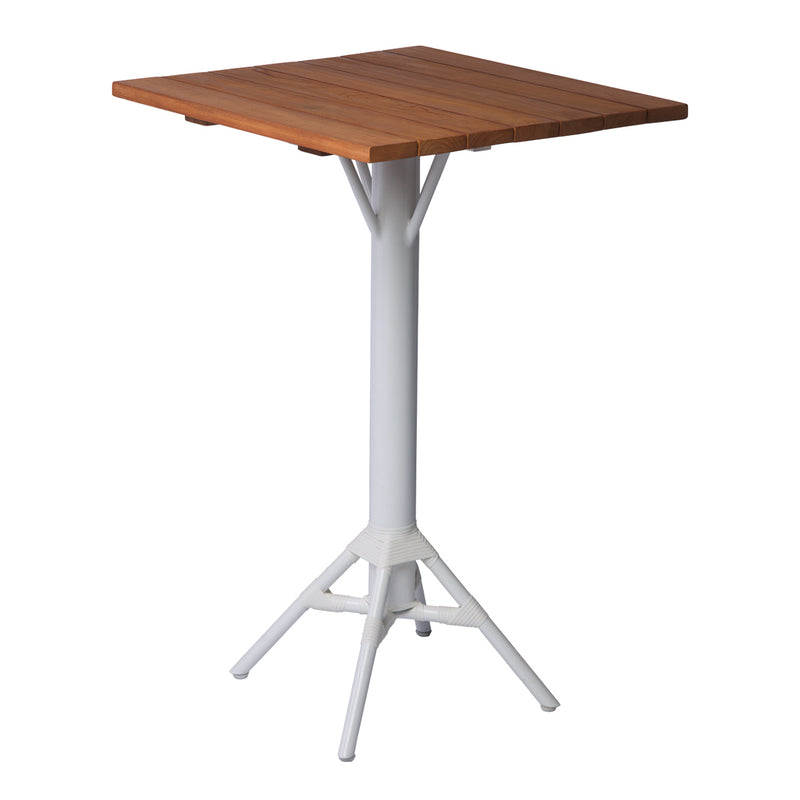 Cochrane 28" Outdoor Cafe Table - White