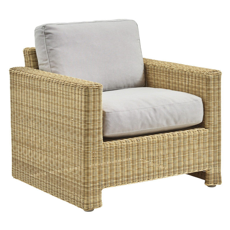 Jendral Outdoor Accent Chair - Natural/Light Grey