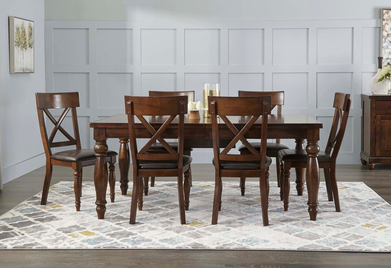 Dundas 7-Piece Dining Room Set - Chocolate