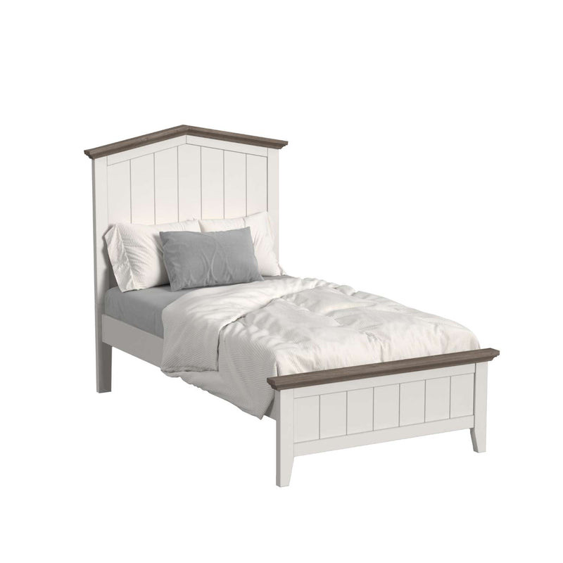 Highland 6-Piece Twin Bed Package - Cream
