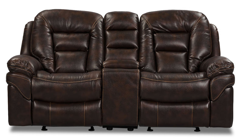 Quin Reclining Loveseat - Walnut