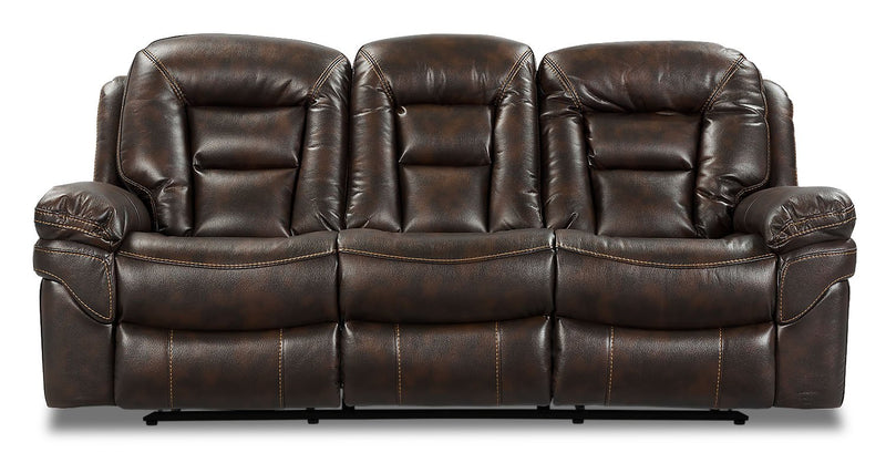 Quin Reclining Sofa - Walnut