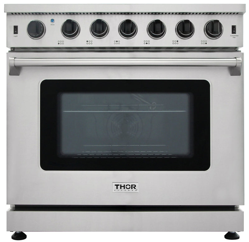 Thor Kitchen 36" 6.0 Cu. Ft. Freestanding Gas Range - LRG3601U-SS