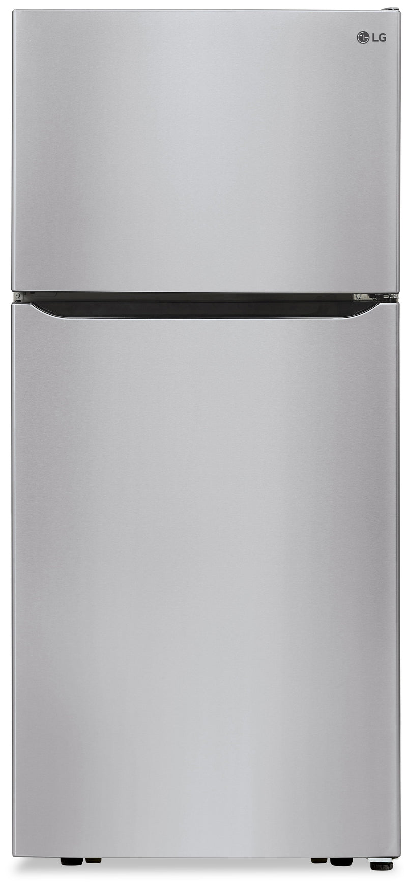 LG 20 Cu. Ft. Top-Freezer Refrigerator - LTCS20020S - Refrigerator in Stainless Steel