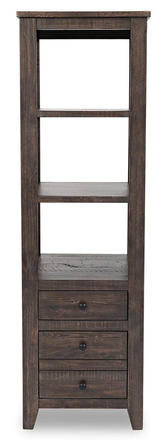 Ahna Bookcase Pier - Brown