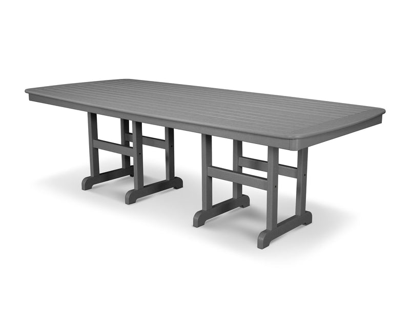 POLYWOOD® Nautical 44" x 96" Dining Table in Slate Grey