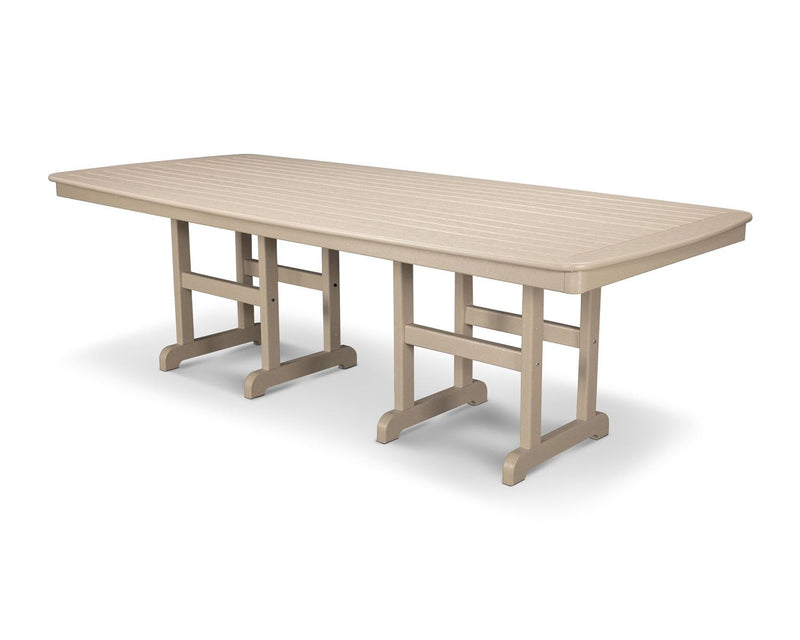 POLYWOOD® Nautical 44" x 96" Dining Table in Sand