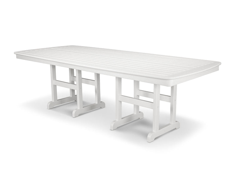 POLYWOOD® Nautical 44" x 96" Dining Table in White