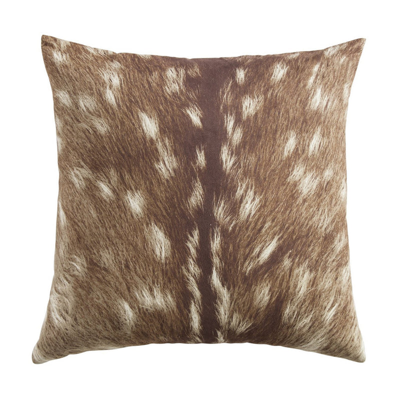 Ataco Faux Suede Decorative Pillow - Tan