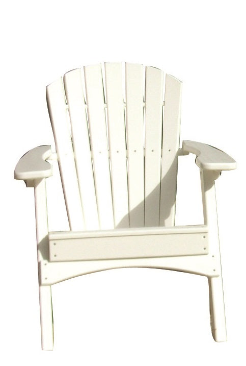 POLY LUMBER Sensual Seaside Folding Chair - White