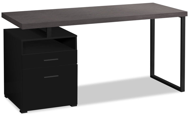 Patola 60" Computer Desk with Two Drawers