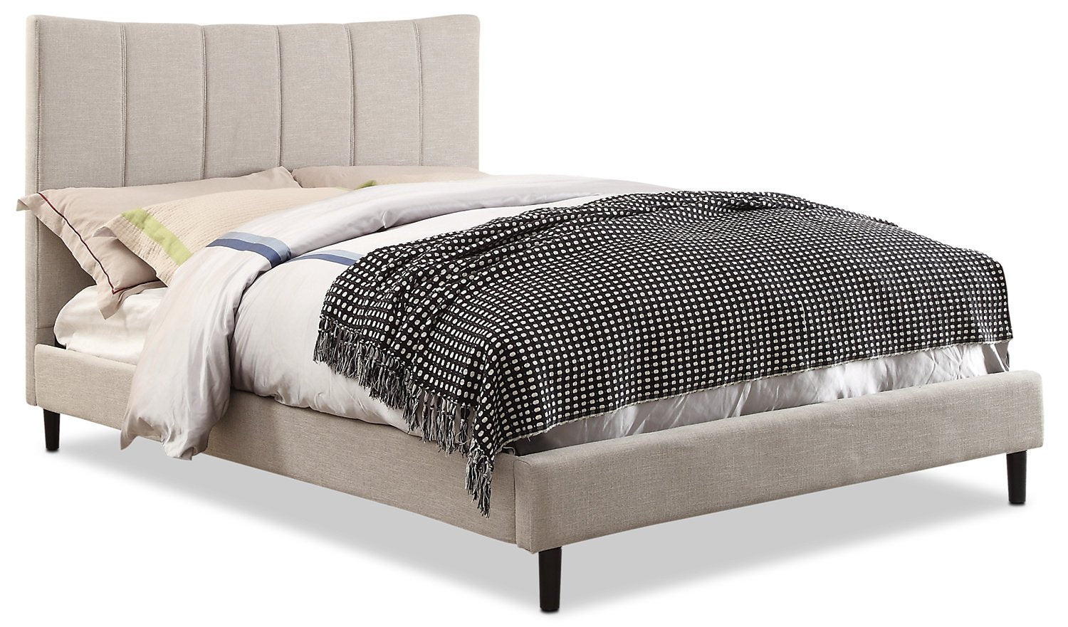 Caterina Platform Queen Bed Taupe Furniture