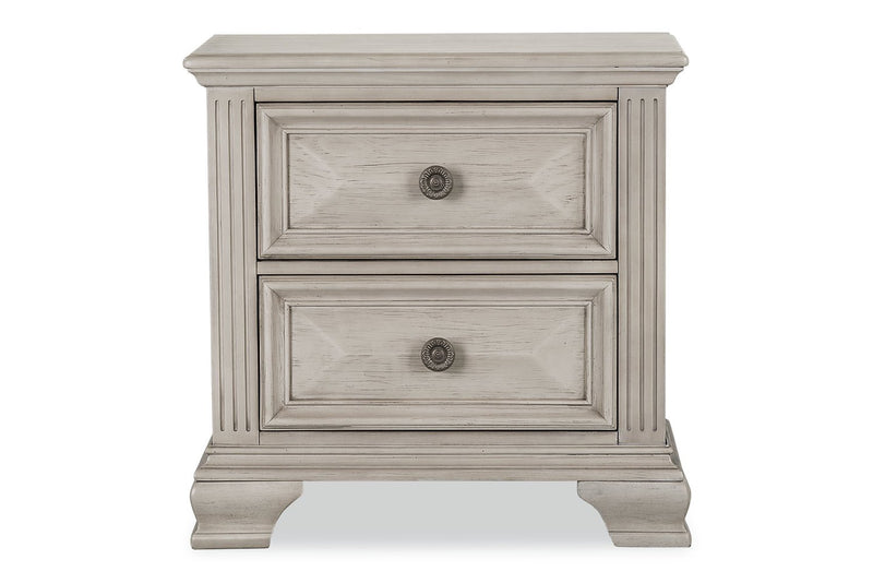 Brookes Night Table - White