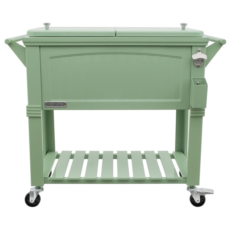 Permasteel 80Qt Furniture Style Patio Cooler - Sage