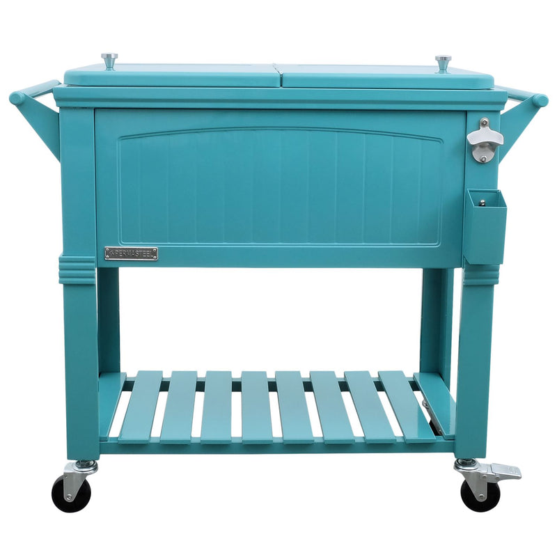 Permasteel 80Qt Furniture Style Patio Cooler - Teal